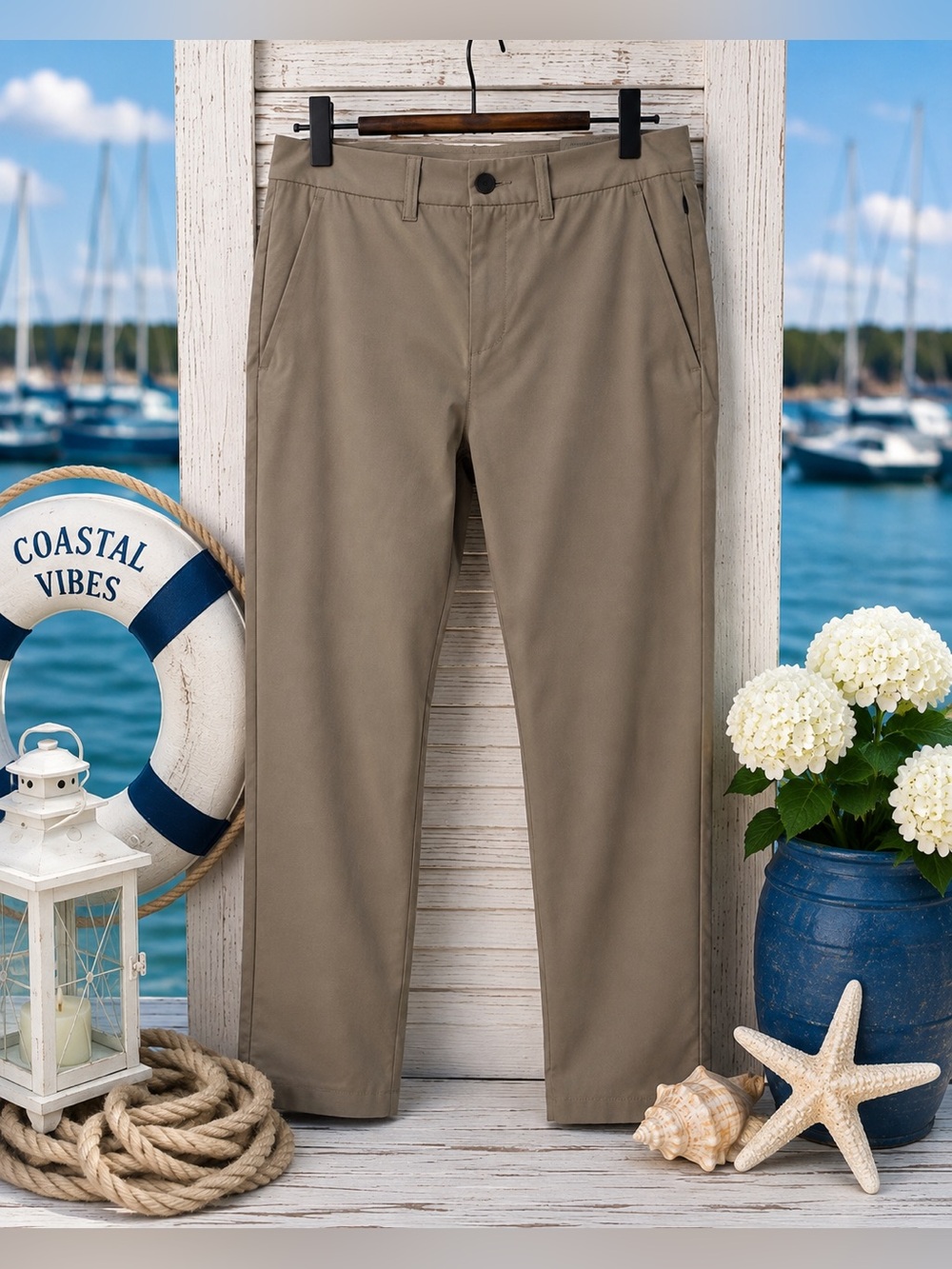 Kenneth Cole Active Tech Chino Pants 30x30 NWT